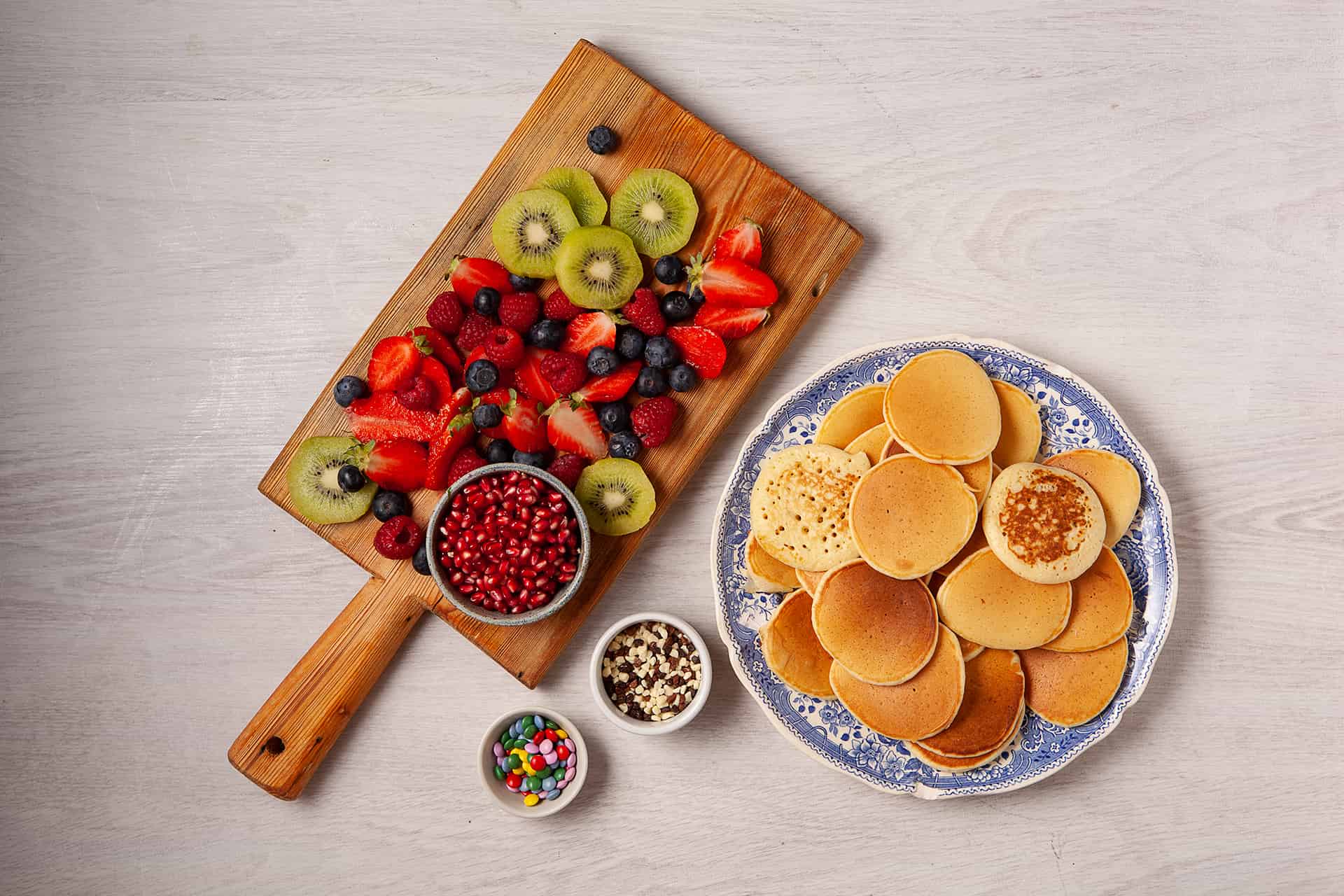 Przygotowanie Krok po kroku: Mini pancakes z owocami - Delektujemy.pl