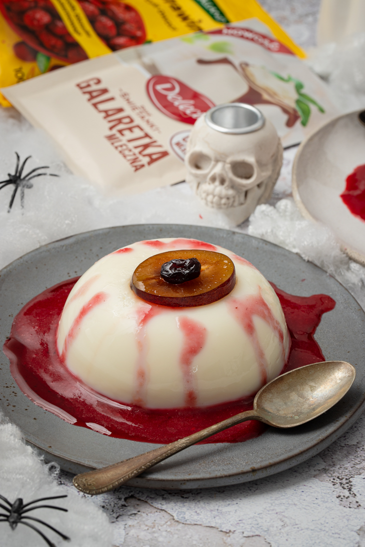 Halloweenowa panna cotta - Delektujemy.pl